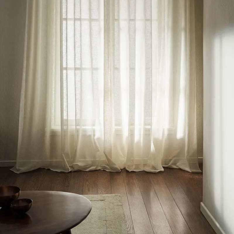 Κουρτίνα με σιρίτι Gofis Home Maisy Μπεζ 20-04-507-6/06 140x280
