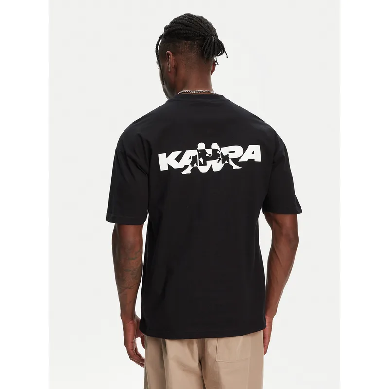 Kappa T-Shirt Nyle 351S5GW Μαύρο Regular Fit