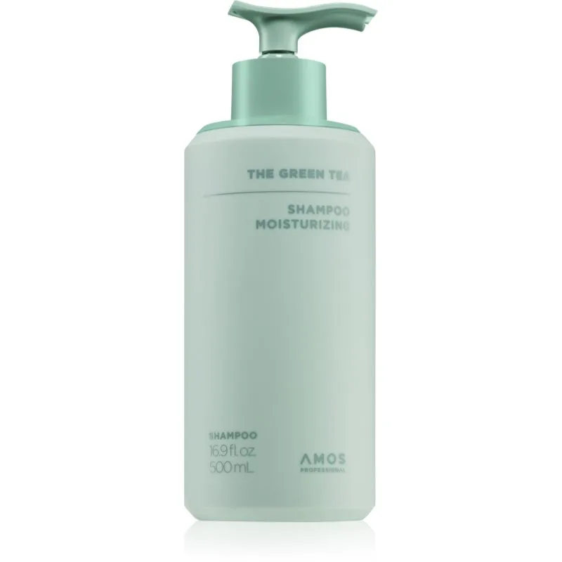 AMOS PROFESSIONAL The Green Tea Shampoo Moisturizing εντατικά θρεπτικό σαμπουάν για την αντιμετώπιση της τριχόπτωσης 500 γρ
