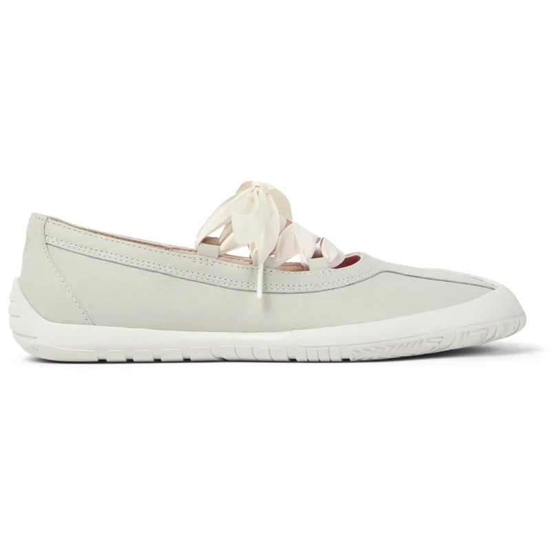 CAMPER Peu Path+ - Μπαλαρίνες Για Γυναικεία - Λευκό, Μέγεθος 38, Smooth leather