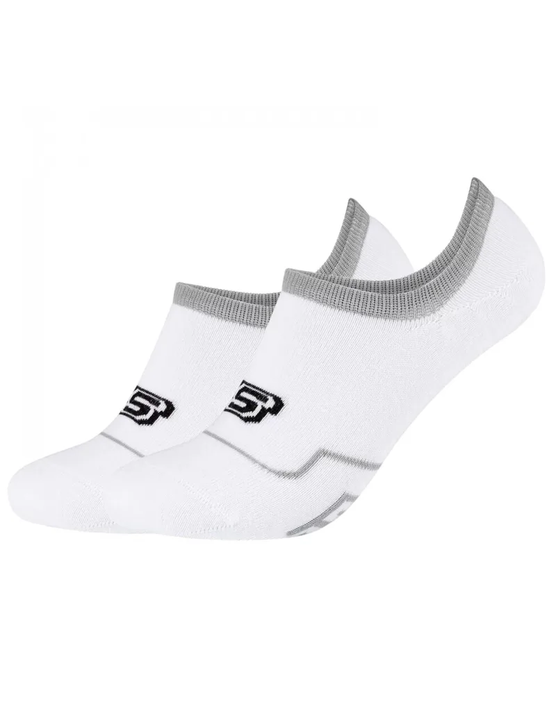 Skechers SK44011-1000 Αθλητικές Κάλτσες Λευκές 2 Ζεύγη