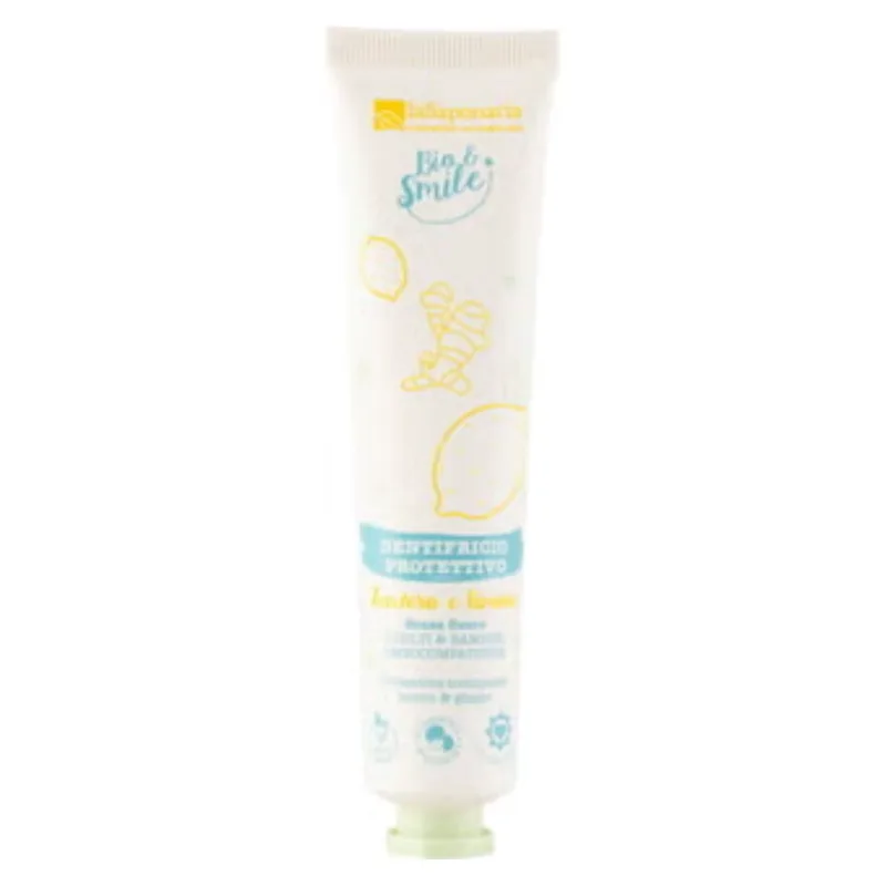La saponaria Bio&Smile - Protective Toothpaste Ginger and Lemon 75 ml