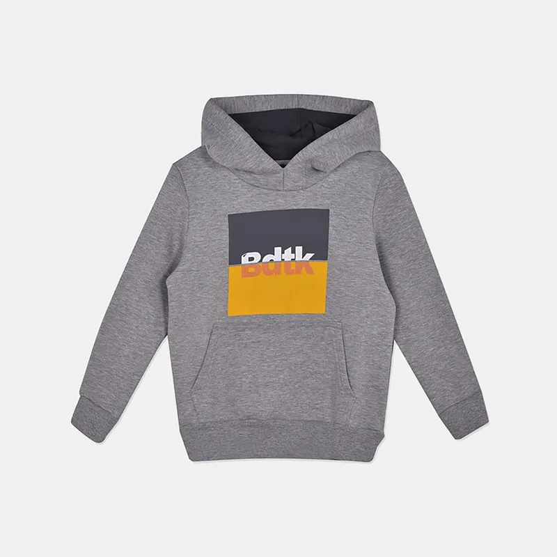 BDTK BOYS' HOODIE ΓΚΡΙ