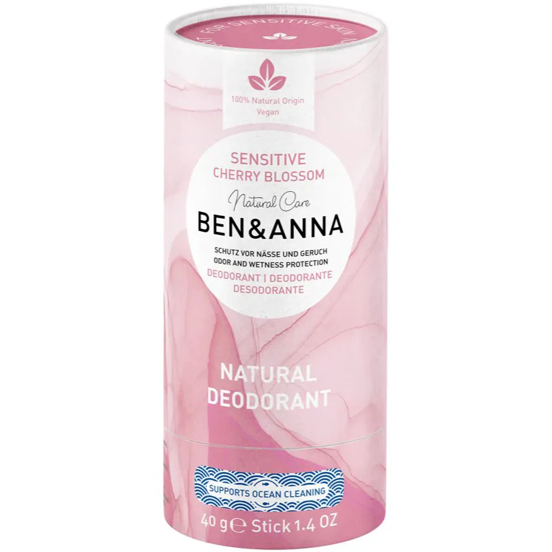 BEN&ANNA Sensitive Cherry Blossom στερεό αποσμητικό 40 γρ