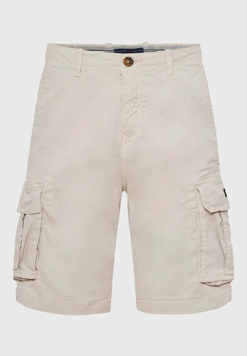 Funky Buddha Ανδρική cargo Βερμούδα FBM011-002-03 Εκρου