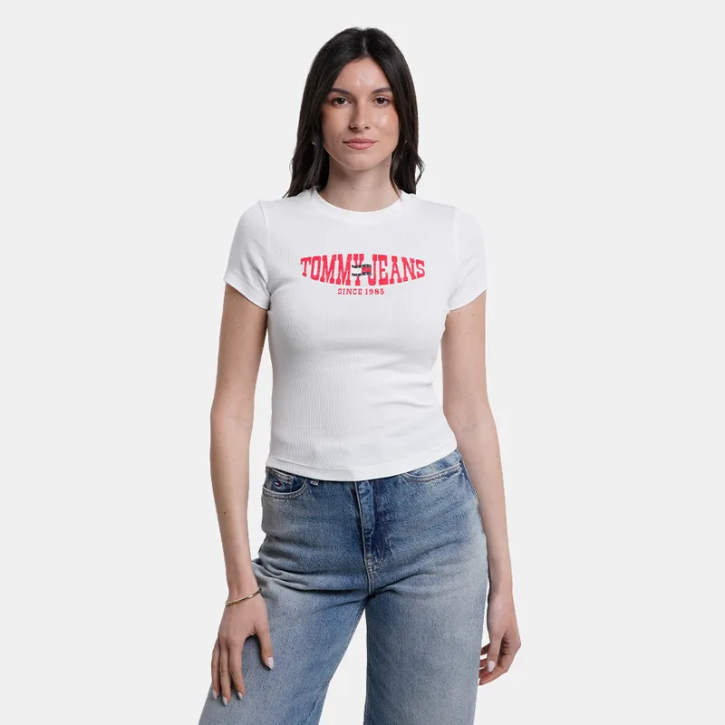 Tommy Jeans Flag Γυναικείο T-Shirt (9000271037_6212)