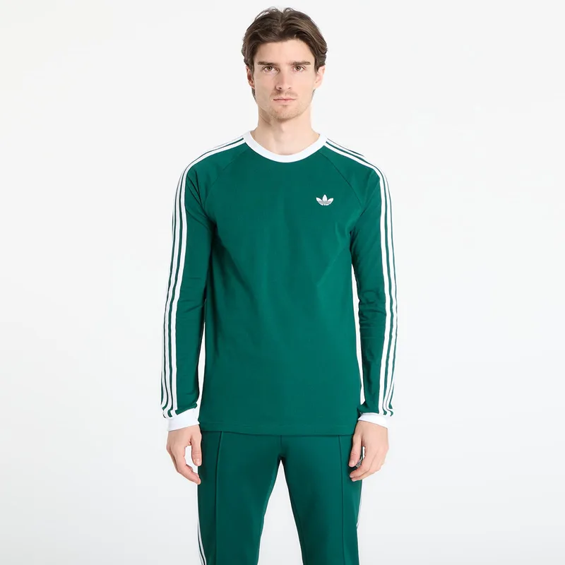T-shirt adidas 3-Stripes Long-Sleeve Top Long-Sleeve Top Collegiate Green L