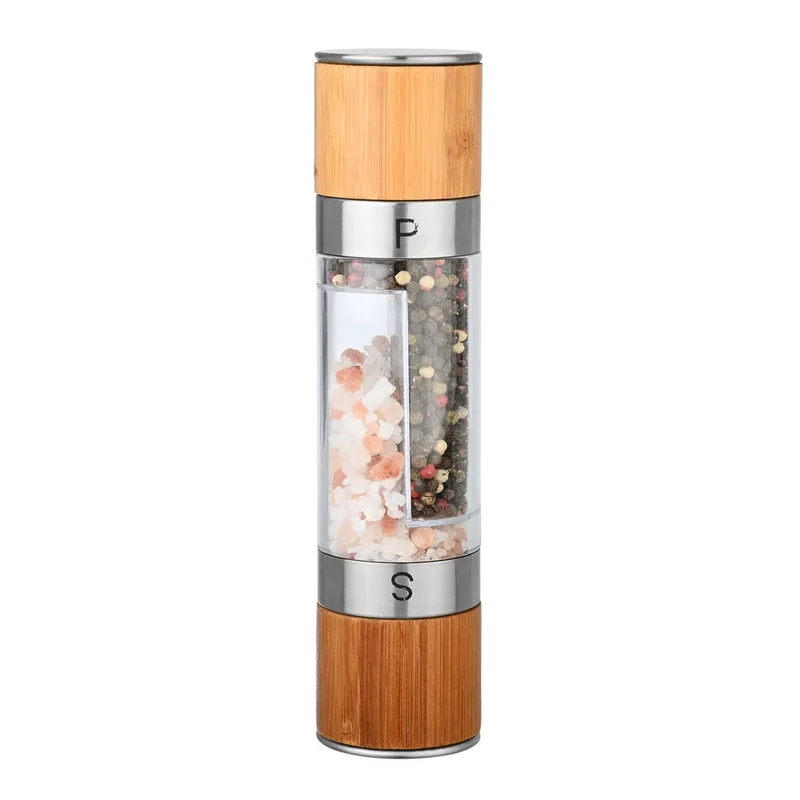 Μύλος Πιπεριού/Αλατιού Διπλός 22εκ. Estia Bamboo Essentials 01-20293