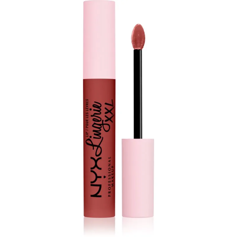 NYX Professional Makeup Lip Lingerie XXL Υγρό ματ κραγιόν απόχρωση 07 - Warm up 4 ml