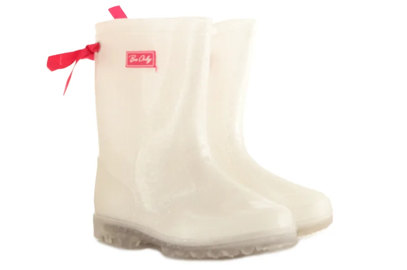 Γαλότσες Be Only Botte Carly Flash Botte Carly-BLANC Unisex Παιδικό