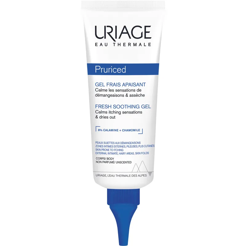 Uriage Pruriced Fresh Soothing Gel Καταπραϋντικό Gel Σώματος για Ανακούφιση από τον Κνησμό & το Τράβηγμα, Κατάλληλο για Όλους τους Τύπους Επιδερμίδας 100ml
