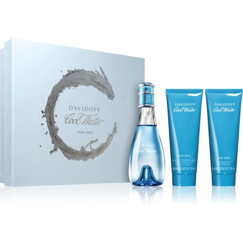 Davidoff Cool Water For Her σετ δώρου για γυναίκες