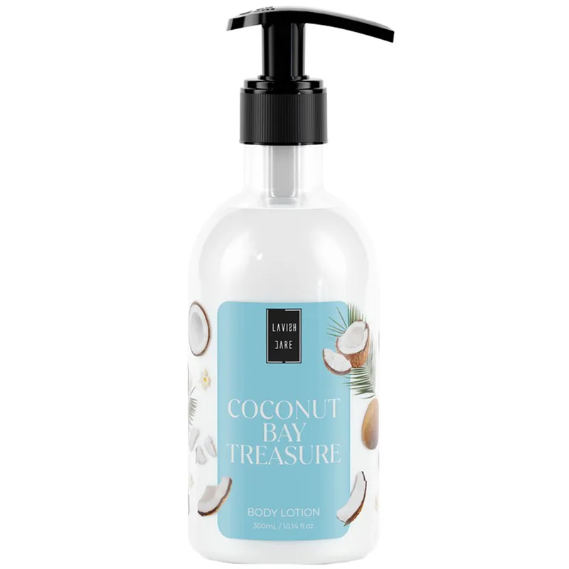 Lavish Care Coconut Bay Treasure Body Lotion Ενυδατική Κρέμα Σώματος με Άρωμα Καρύδας με Αντλία 300ml