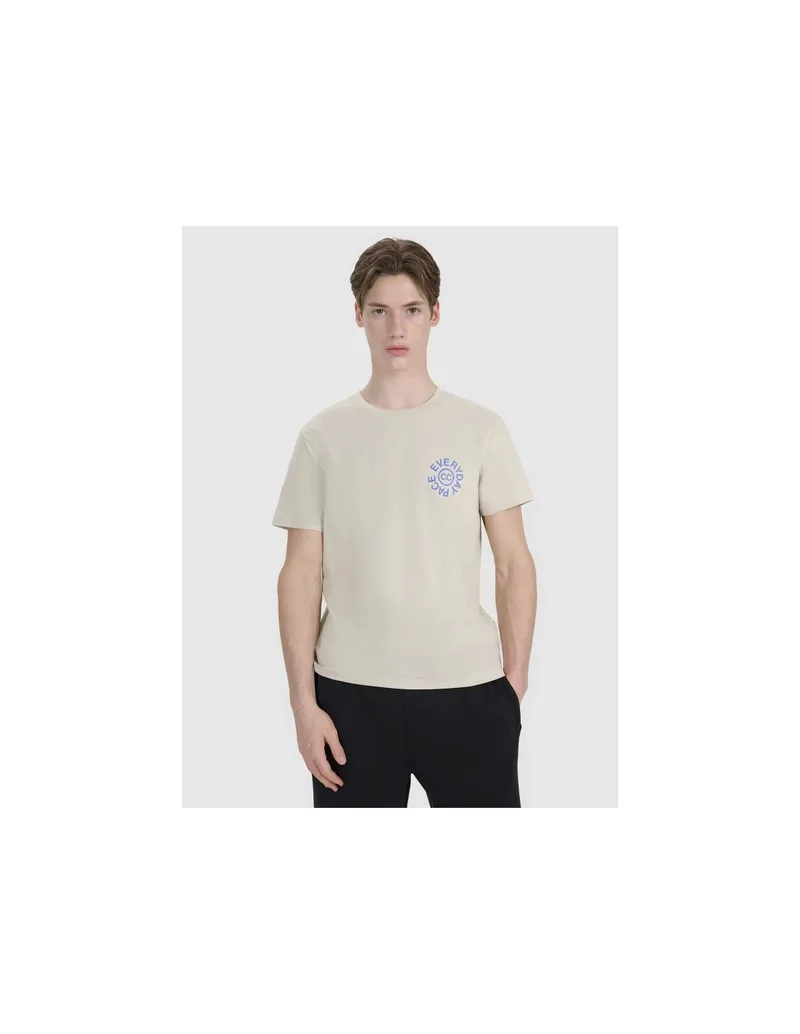 Men's regular printed Tshirt 4F 4FWSS25TTSHM198083S