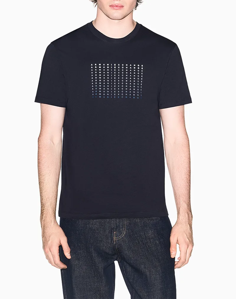 ARMANI EXCHANGE T-SHIRT XM002519AF10334-UB101 DarkBlue