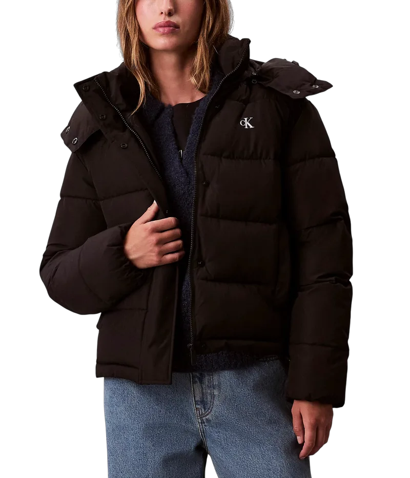 Γυναικείο Puffer Μπουφάν Μαύρο Calvin Klein LV047D513G-UB1