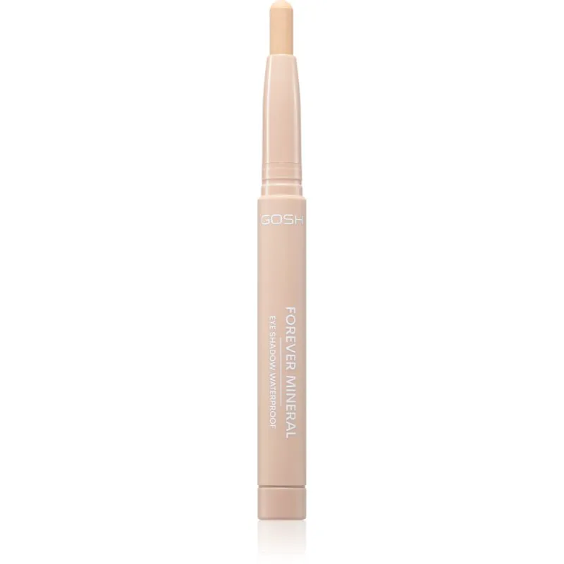 GOSH COPENHAGEN Forever Mineral Matte μακράς διαρκείας σκιές ματιών σε μολύβι απόχρωση 012 Matt Μπεζ 1.4 γρ