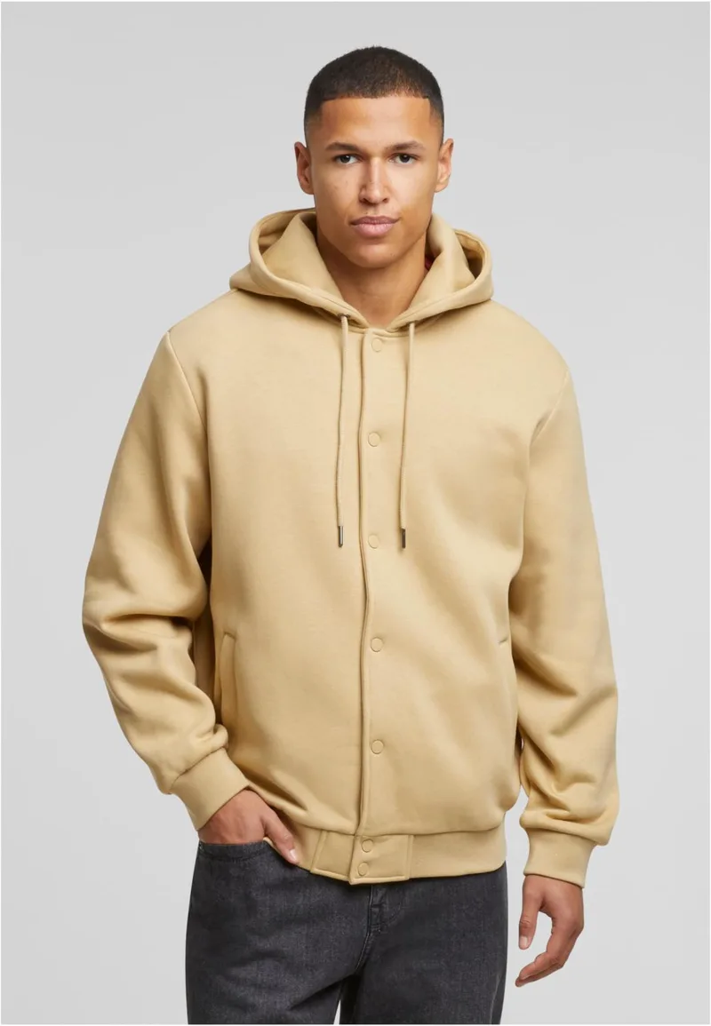 Ζακέτα Fleece με Κουκούλα TB7316-03738 Urban Classics unionbeige