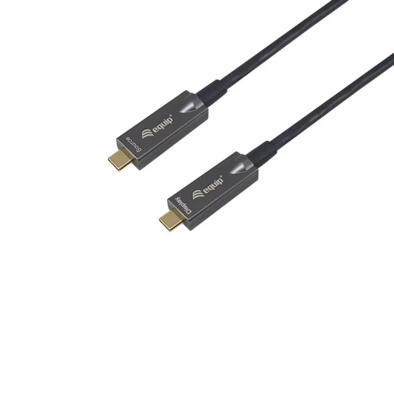 Equip Kabel USB-C 3.2 -> C St/St 15.00m 3A 4K/60Hz sw