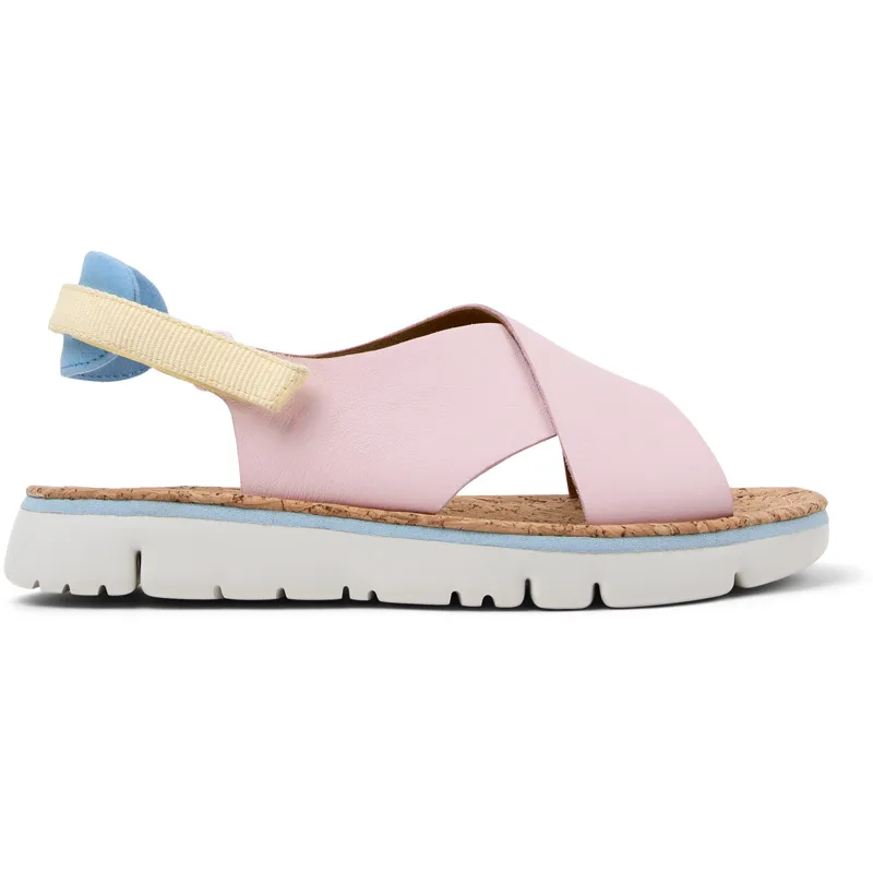 CAMPER Oruga - Casual παπούτσια Για Γυναικεία - Ροζ, Μέγεθος 41, Smooth leather/Cotton fabric