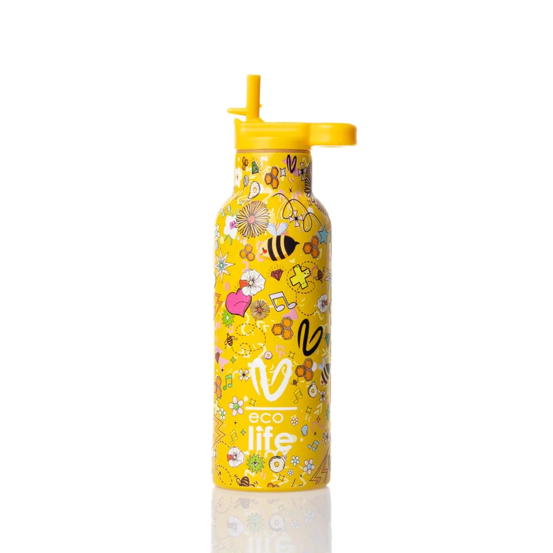 EcoLife Θερμός Μεταλλικό Ανοξείδωτο Vassiliki Joy 500ml