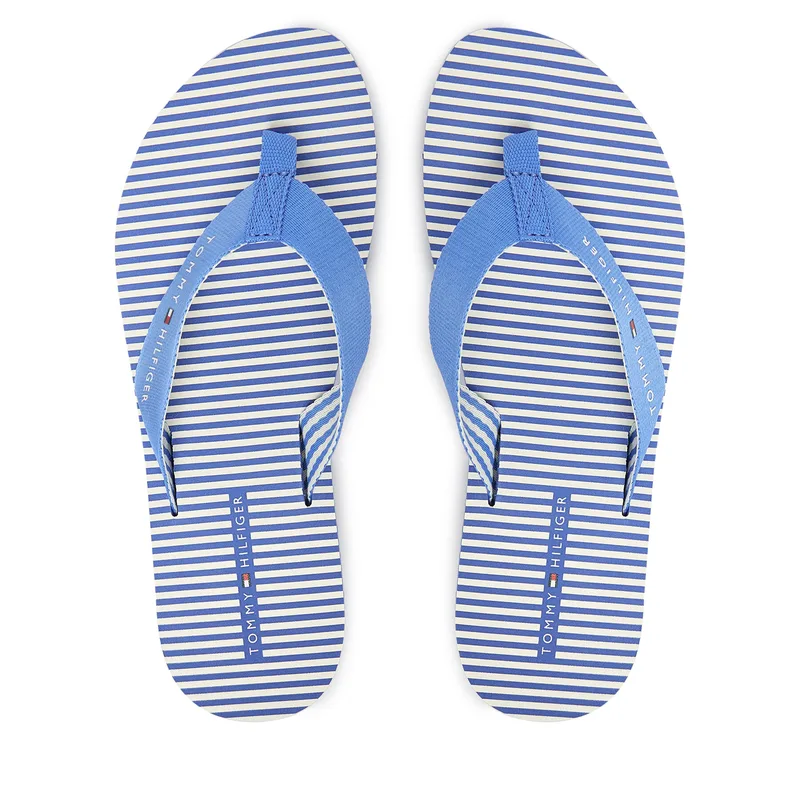 Σαγιονάρες Tommy Hilfiger Th Ithaca Stripe Summer Sandal FW0FW09192 Μπλε