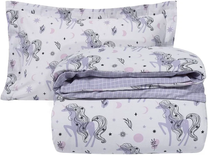 ΣΕΤ ΠΑΠΛΩΜΑΤΟΘΗΚΗ DAS HOME 4838 ΛΕΥΚΟ/ΜΩΒ 160X240CM