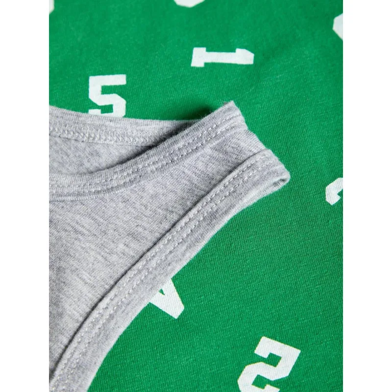 Φανελάκι αμάνικο 2 pack αγόρι name it-13163600-Medium Green-organic cotton