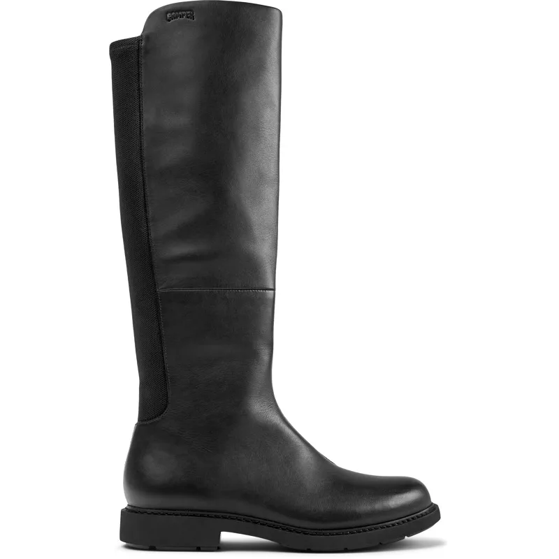 CAMPER Neuman - Μπότες Για Γυναικεία - Μαύρο, Μέγεθος 36, Smooth leather/Cotton fabric