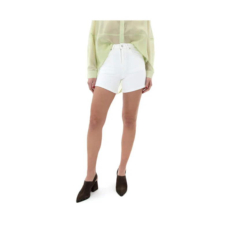 Jeans Access Fashion DENIM MID WAIST SHORTS WOMEN