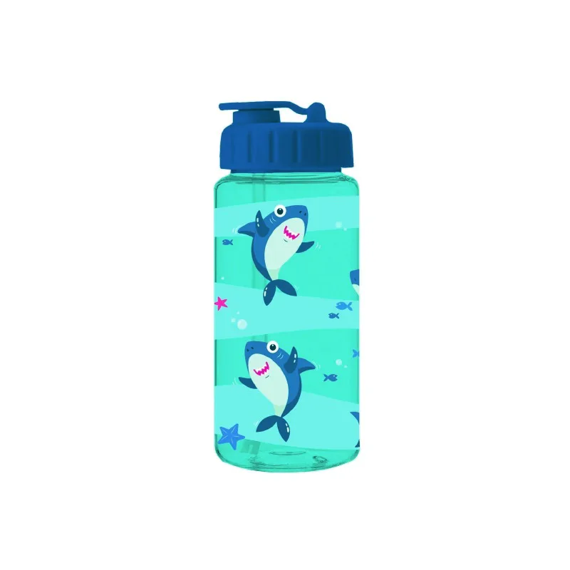Πλαστικό Παγούρι i Drink με Καλαμάκι Sharks 400ml