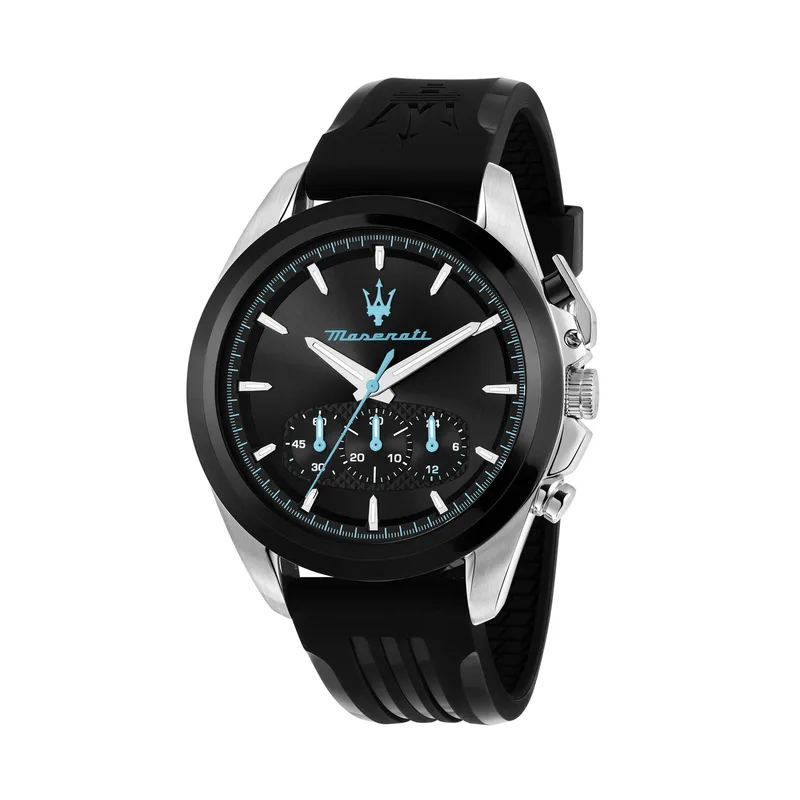 Ρολόι Maserati Traguardo Chronograph R8871612047 Μαύρο
