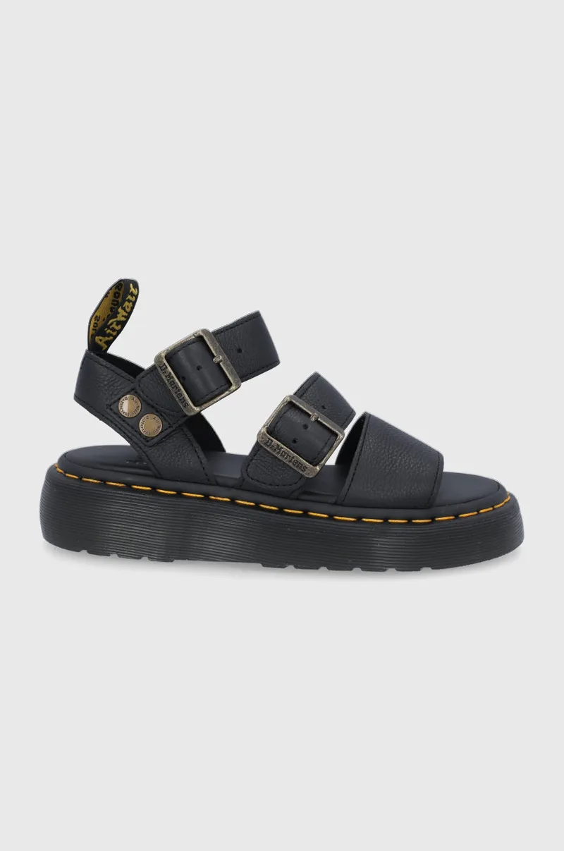 Δερμάτινα πέδιλα Dr. Martens Gryphon Quad