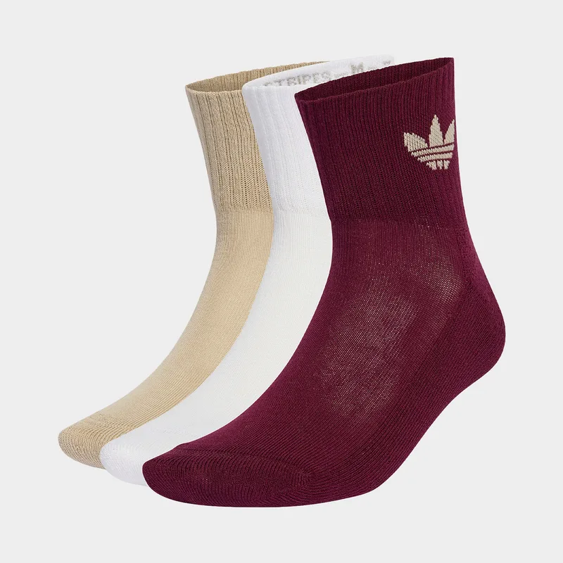 adidas Originals Mid Ankle 3-Pack Unisex Κάλτσες (9000261602_92182)
