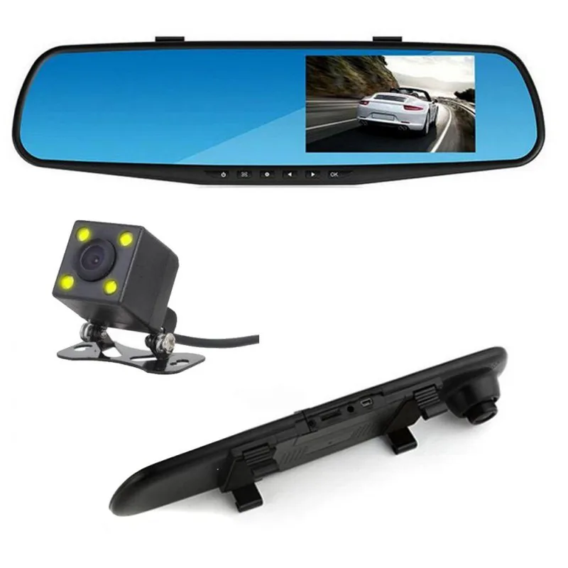 Καθρέφτης Αυτοκινήτου Full HD DVR Κάμερα Καταγραφικό με Οθόνη 5.0» & Κάμερα Οπισθoπορείας – ΟΕΜ 28177/104199