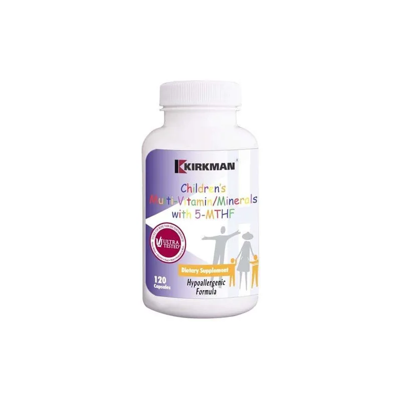 Kirkman Children's Multivitamin/Mineral with 5-MTHF (120 vcaps) - Πολυβιταμίνη για παιδιά