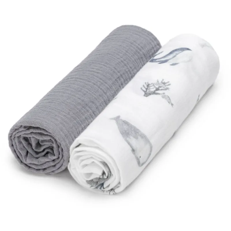 T-TOMI BIO Muslin Diapers υφασμάτινες πάνες Gerda 2 τμχ