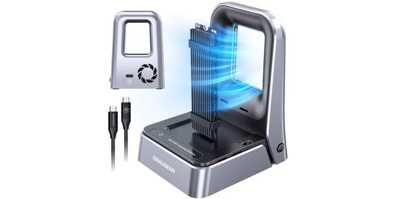 GRAUGEAR Docking Station 4.0 für M.2 PCIe Gen4x4 NVMe SSD