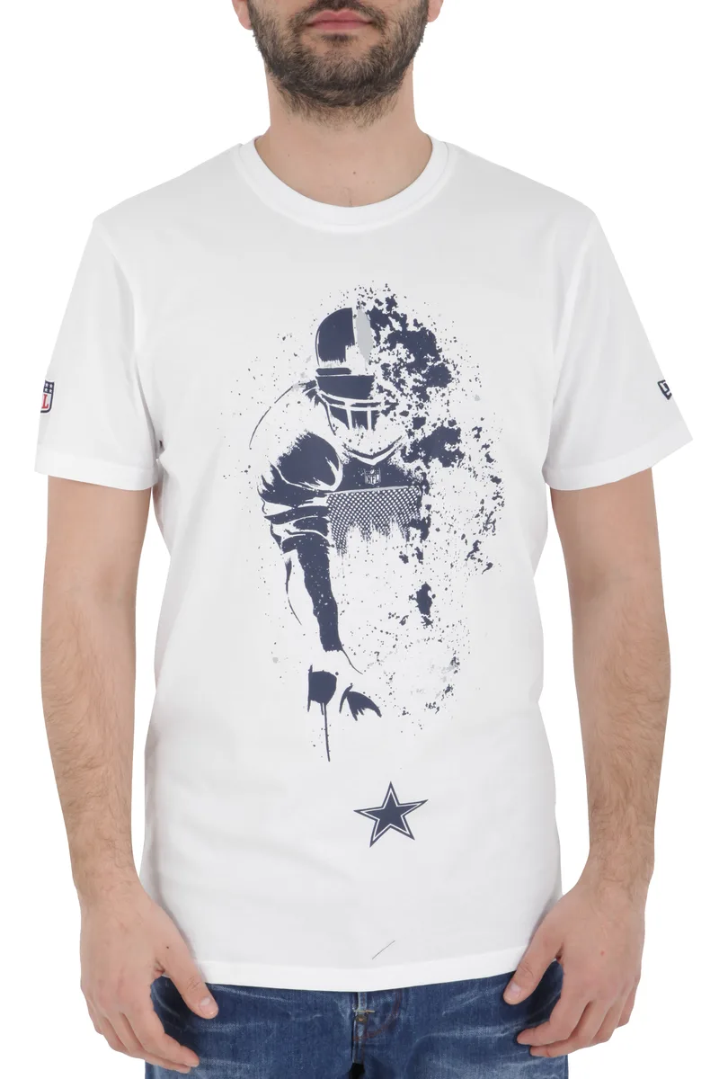 Μπλούζα Κοντομάνικη New Era Team Player 11109962-WHI Ανδρικό