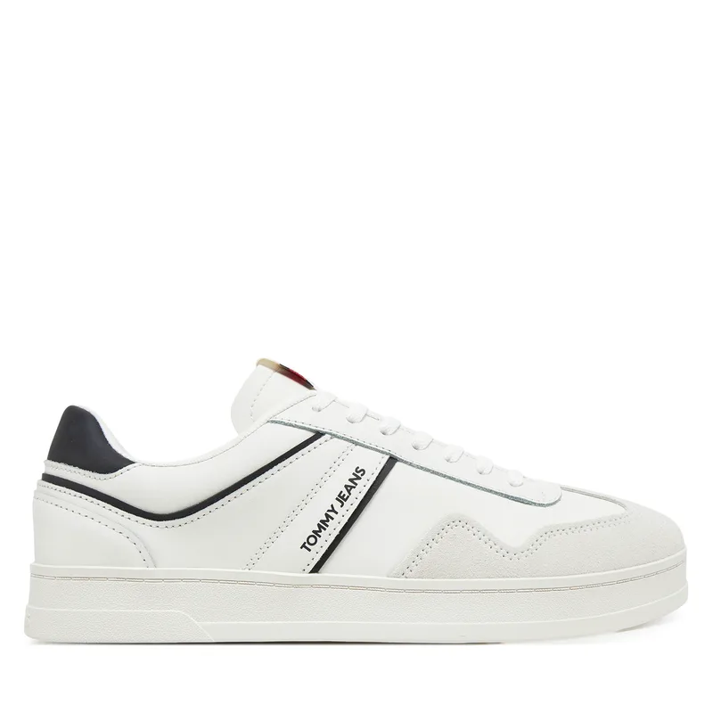 Αθλητικά Tommy Jeans The Greenwich Leather EM0EM01571 Λευκό