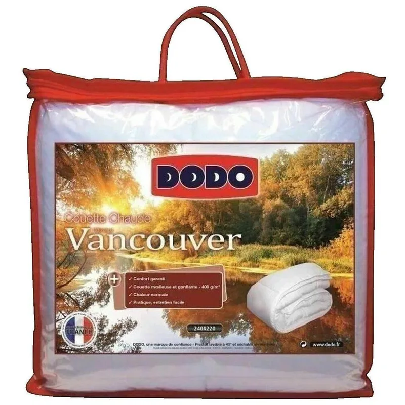 Dodo Couette VANCOUVER chaude 240x260 cm