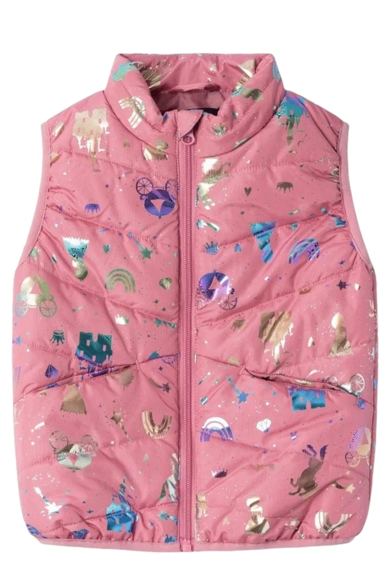 Γιλέκο Name It NmfMylane Foil 13224723-Wild Rose Κορίτσι