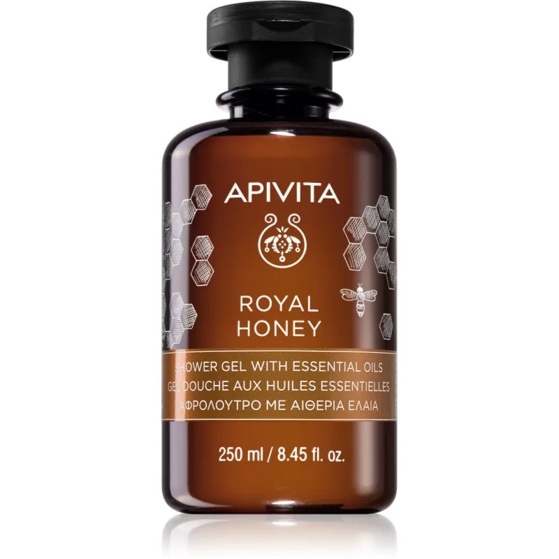 Apivita Royal Honey Creamy Shower Gel ενυδατικό τζελ ντους με αιθέρια έλαια 250 ml