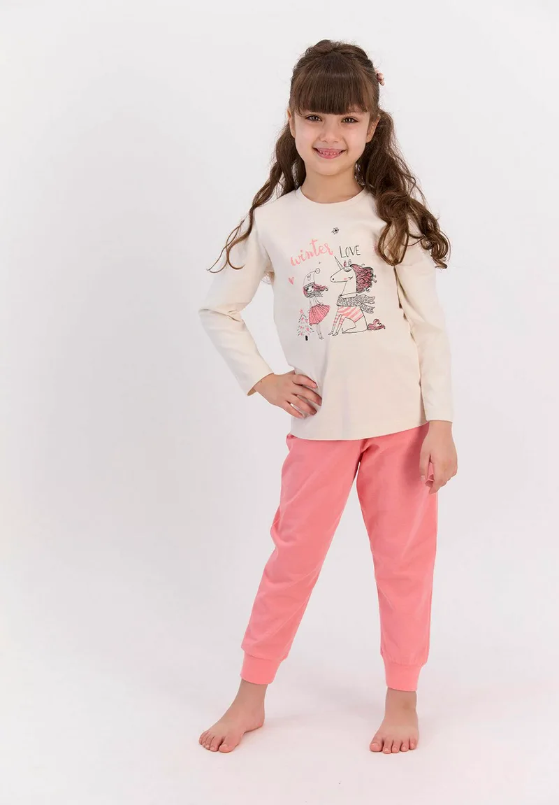 Πιτζάμα εφηβική Rolypoly Winter Love AR2569B-Σομόν