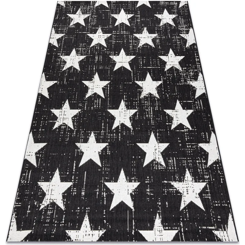 Χαλιά Rugsx Χαλί FLAT 48648/690 σιζάλ - αστέρι 160x230 cm