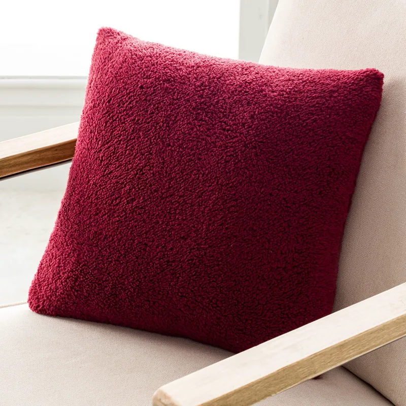 Μαξιλαροθήκη Gofis Home Tuffo Burgundy 668B/02 43x43