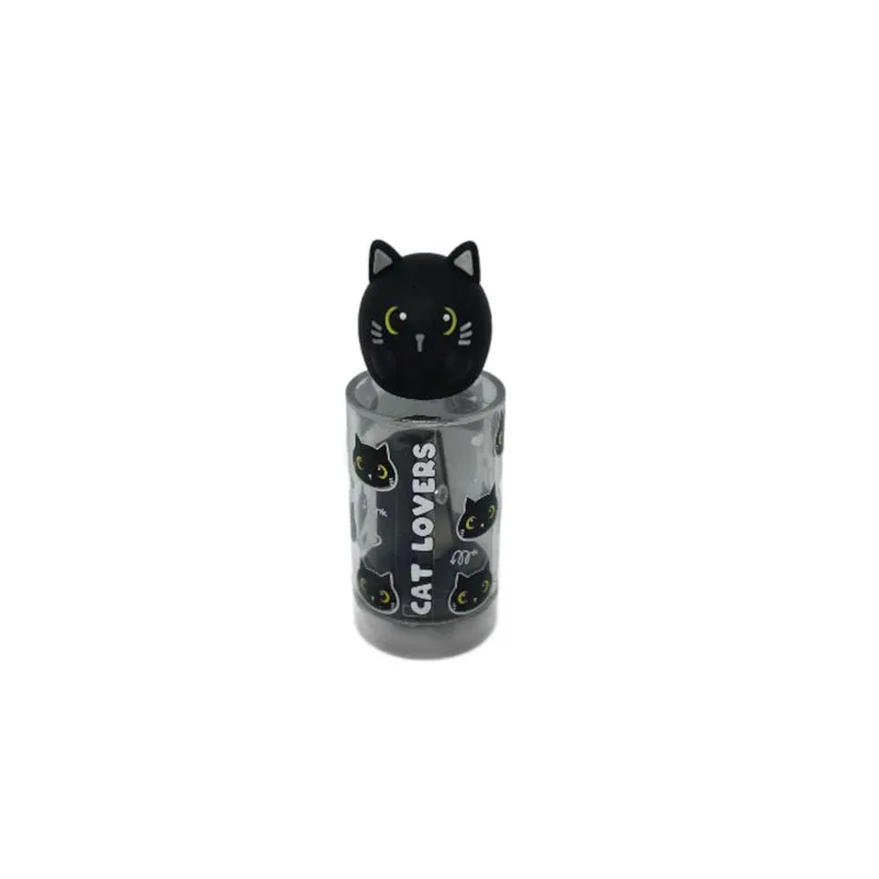 Ξύστρα I-Total XL2685_B Βαρελάκι Διάφανο Black Cat