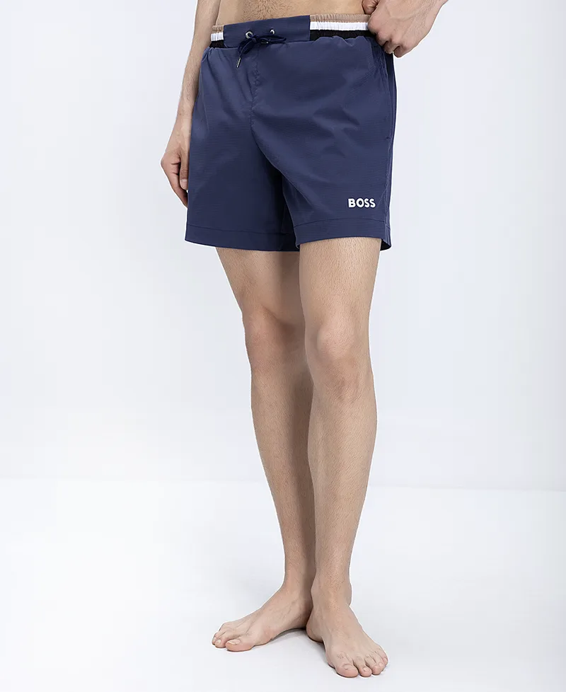 Boss Ανδρικό Μαγιό Με Logo Regular Fit