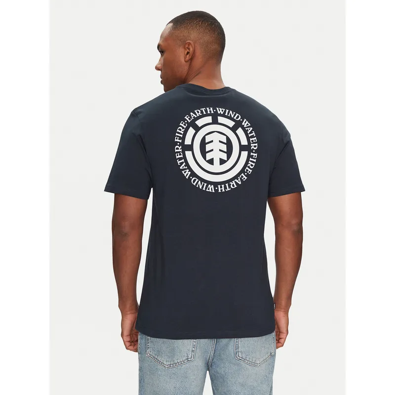 Element T-Shirt ELYZT00490 Σκούρο μπλε Regular Fit