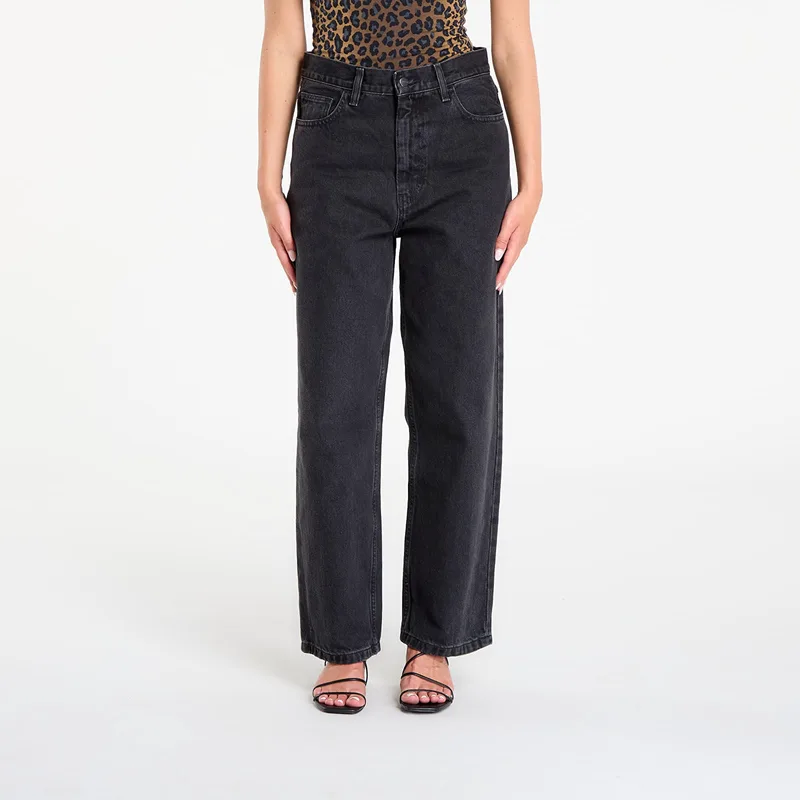 Τζιν Carhartt WIP W' Brandon Pant Black Stone Washed XS